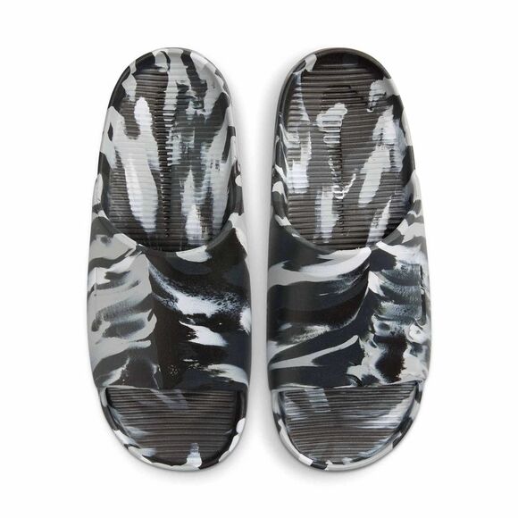 Nike Calm Slides SE Black Marbled Men\'s Size 13 - (FV5637-001)
